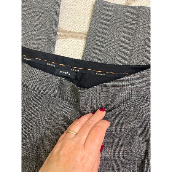 Express Editor Glen Plaid bootcut trouser pants, size 8, NWOT - Picture 15 of 15
